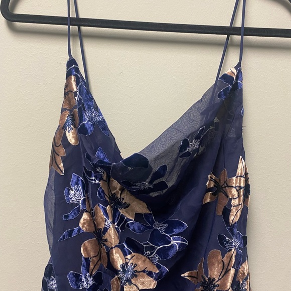 NWT Hello Molly Ninety Kisses Dress-Blue-Size L/US 8 - Picture 8 of 16